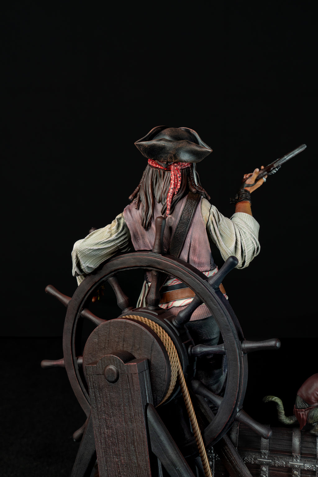 Captain Jack Sparrow | Pirates of the Caribbean | Fan Art – Fully Magnetized Hand-Painted Figure