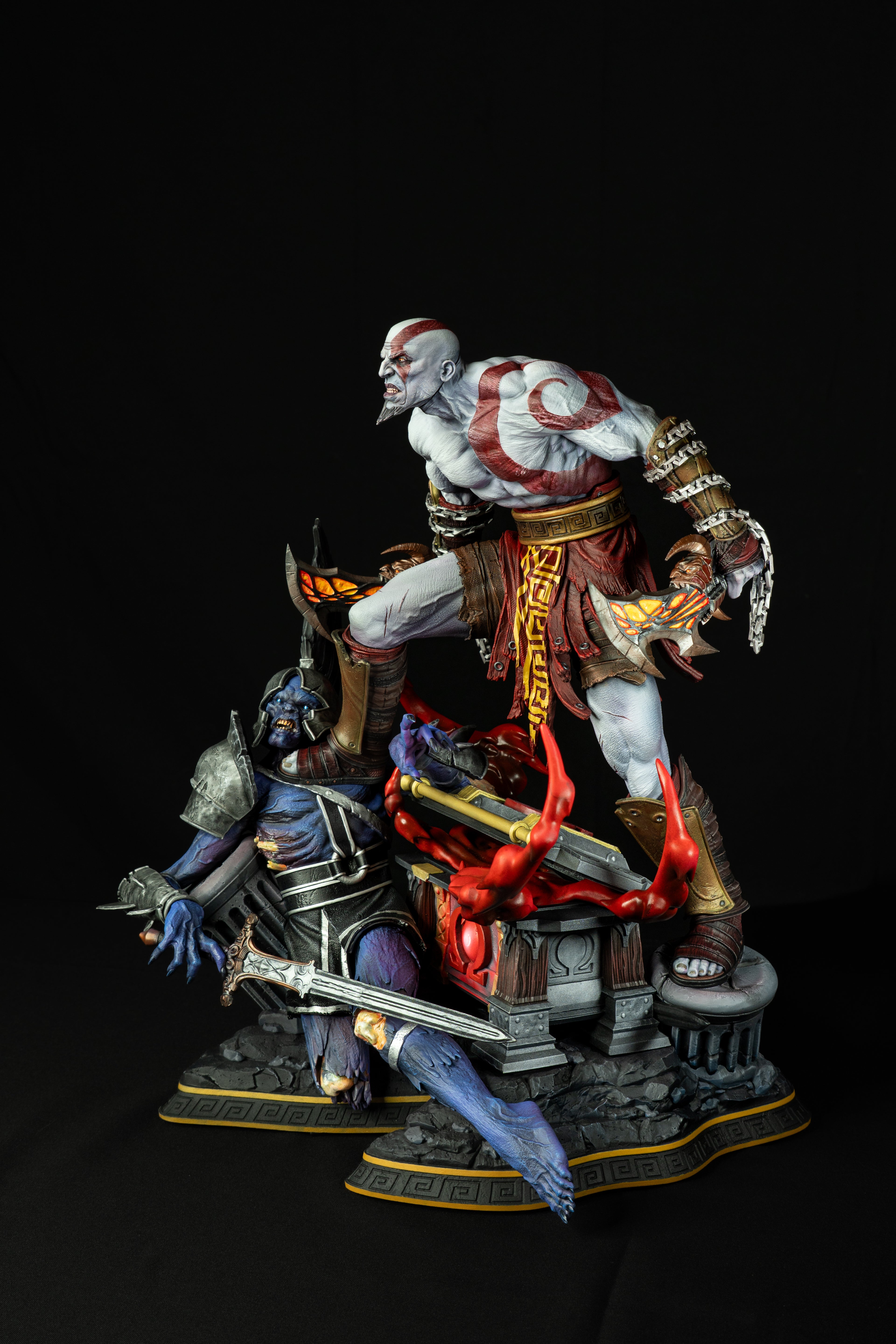 Kratos | God of War | Fan Art – Fully Magnetized Hand-Painted Figure