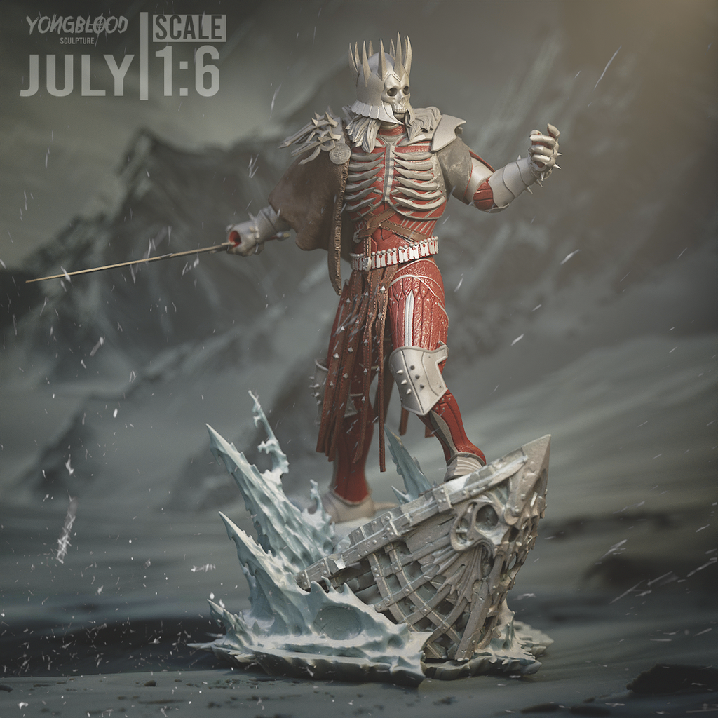 Eredin Bréacc Glas | The Witcher 3 Fan Art | Fully Magnetized Collectible Figurine⁠