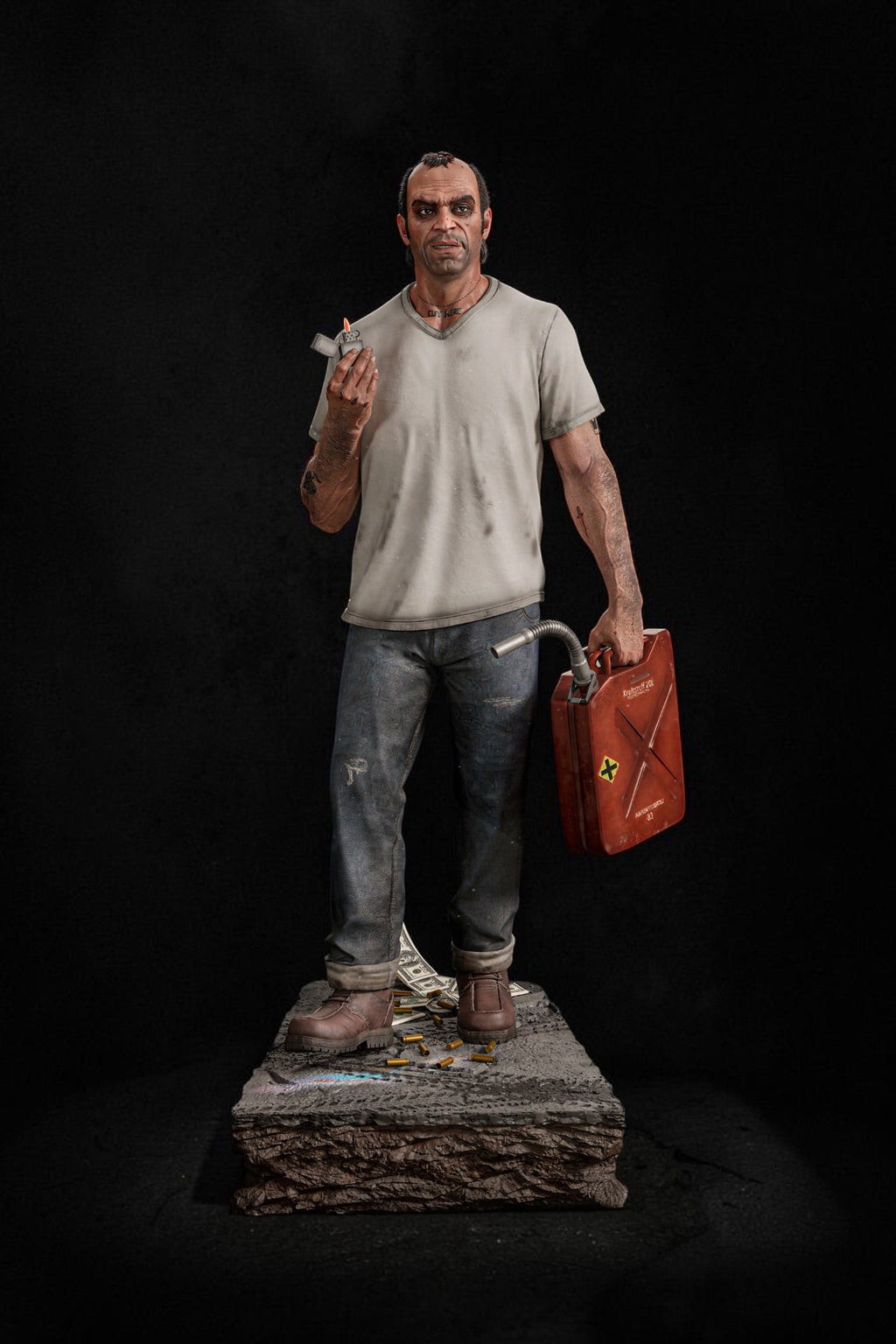 Trevor Philips | Grand Theft Auto V | Fan Art – Fully Magnetized Hand-Painted Figure