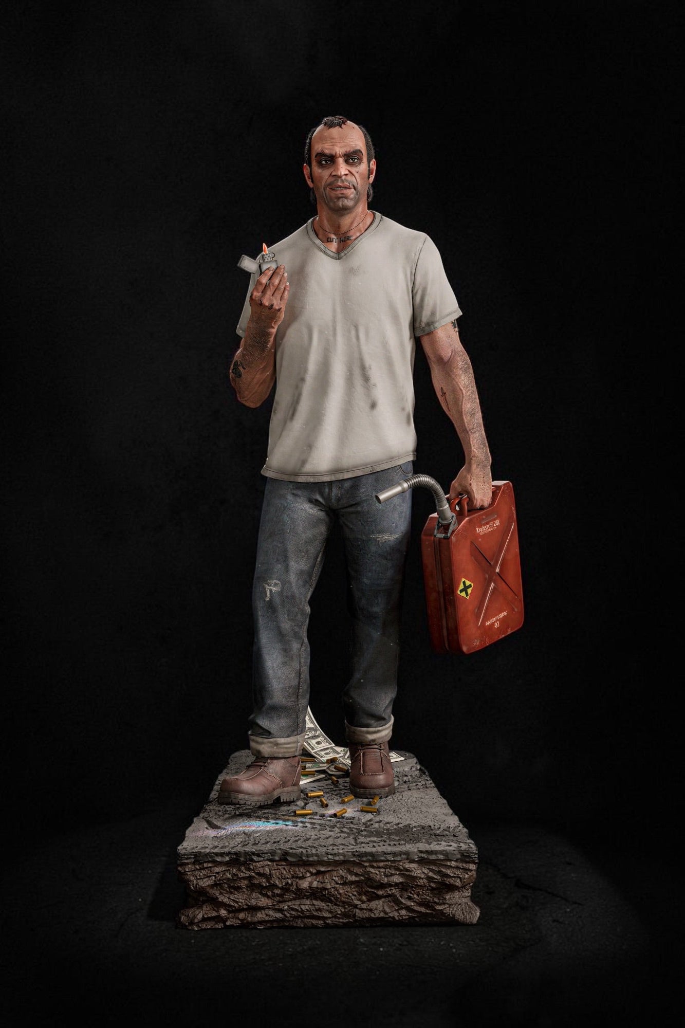 Trevor Philips | Grand Theft Auto V | Fan Art – Fully Magnetized Hand-Painted Figure