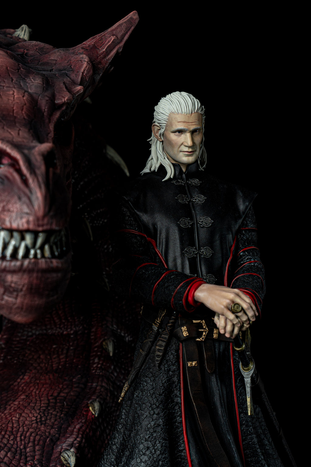Daemon Targaryen & Caraxes | House of the Dragon Fan Art | Fully Magnetized Collectible Figurine