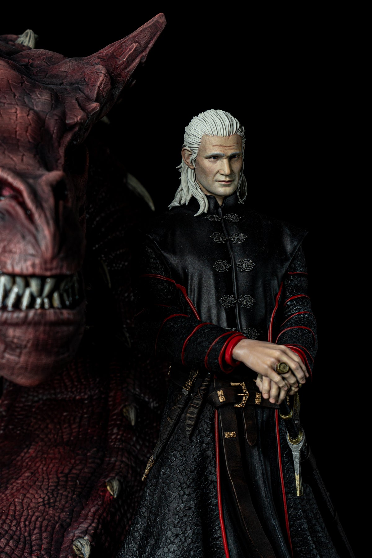 Daemon Targaryen & Caraxes | House of the Dragon Fan Art | Fully Magnetized Collectible Figurine
