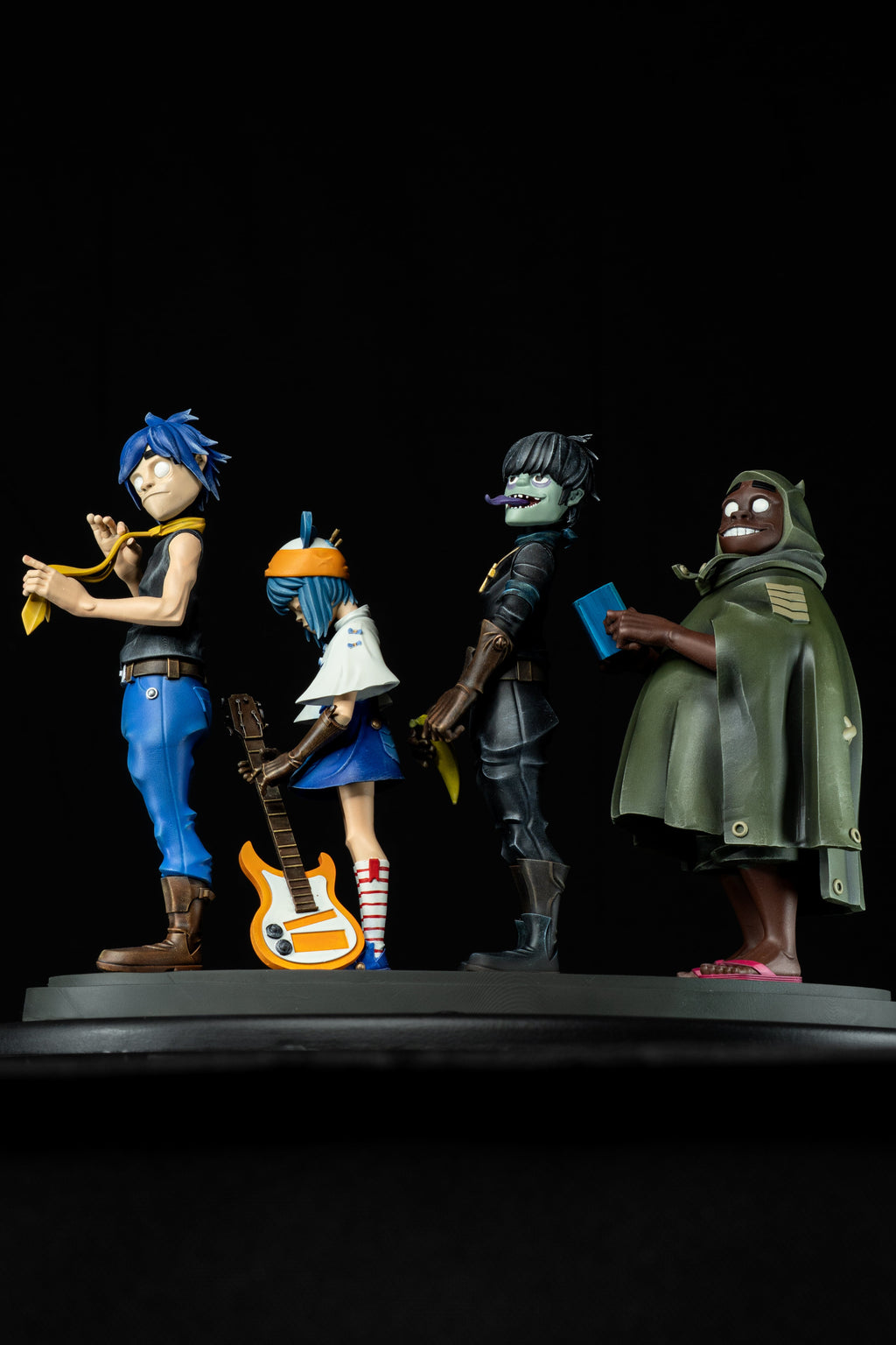 Гурт Gorillaz | 2-D, Noodle, Murdoc та Russel | Фан-арт | Повністю магнітний колекційний набір