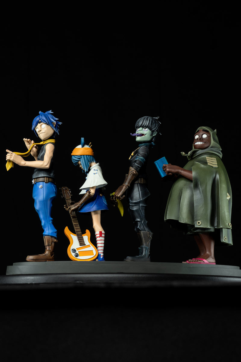 Гурт Gorillaz | 2-D, Noodle, Murdoc та Russel | Фан-арт | Повністю магнітний колекційний набір