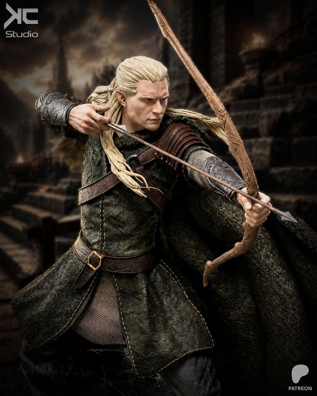 Legolas Greenleaf | The Lord of the Rings | Fan Art | Fully Magnetized Figurine
