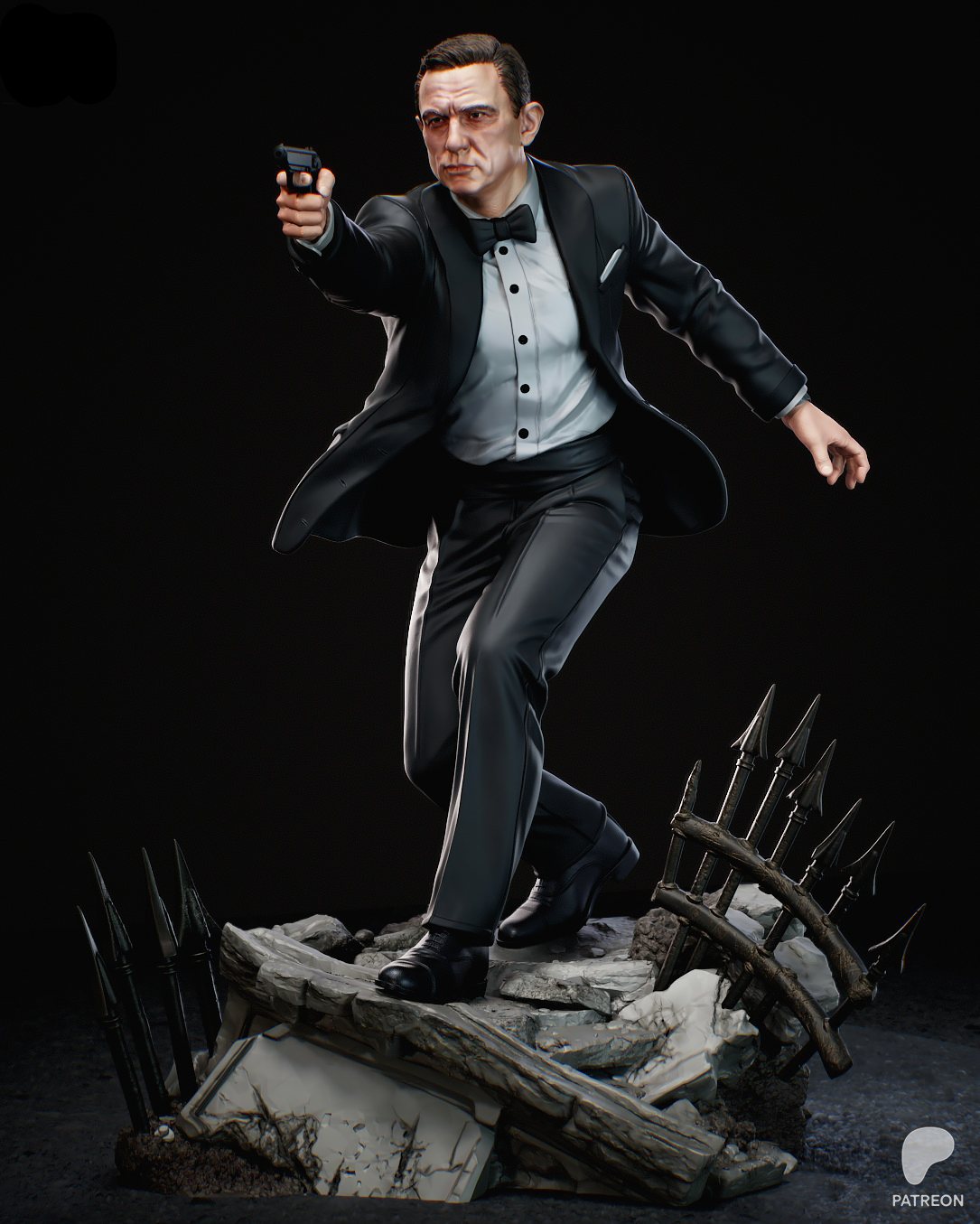 James Bond | 007 | Fan Art | Fully Magnetized Figurine