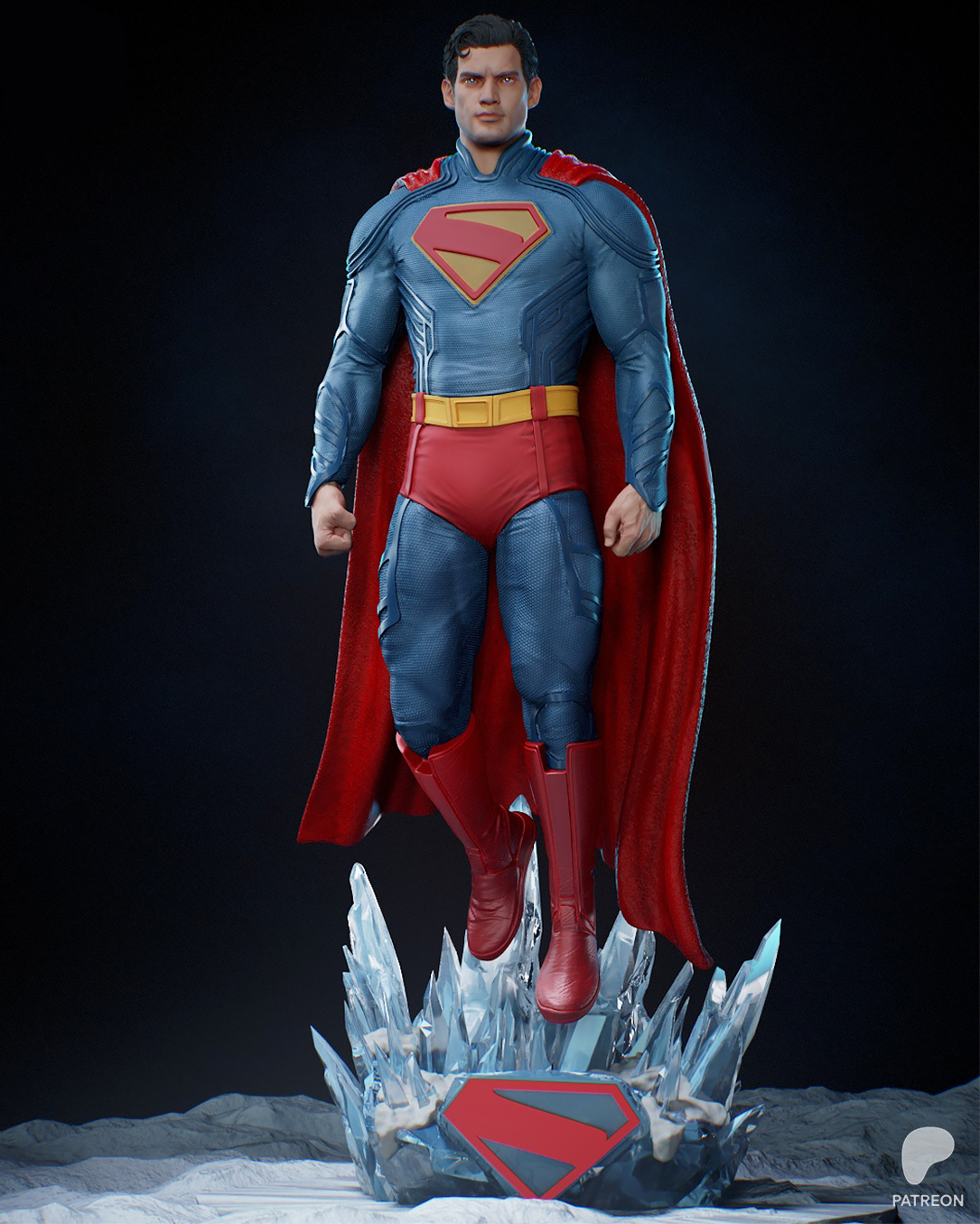 Superman | DC Universe | Fan Art | Fully Magnetized Figurine