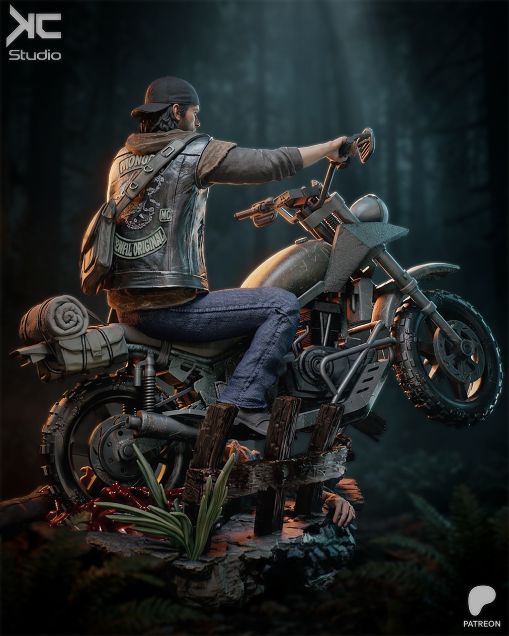 Deacon St. John | Days Gone | Fan Art | Fully Magnetized Figurine