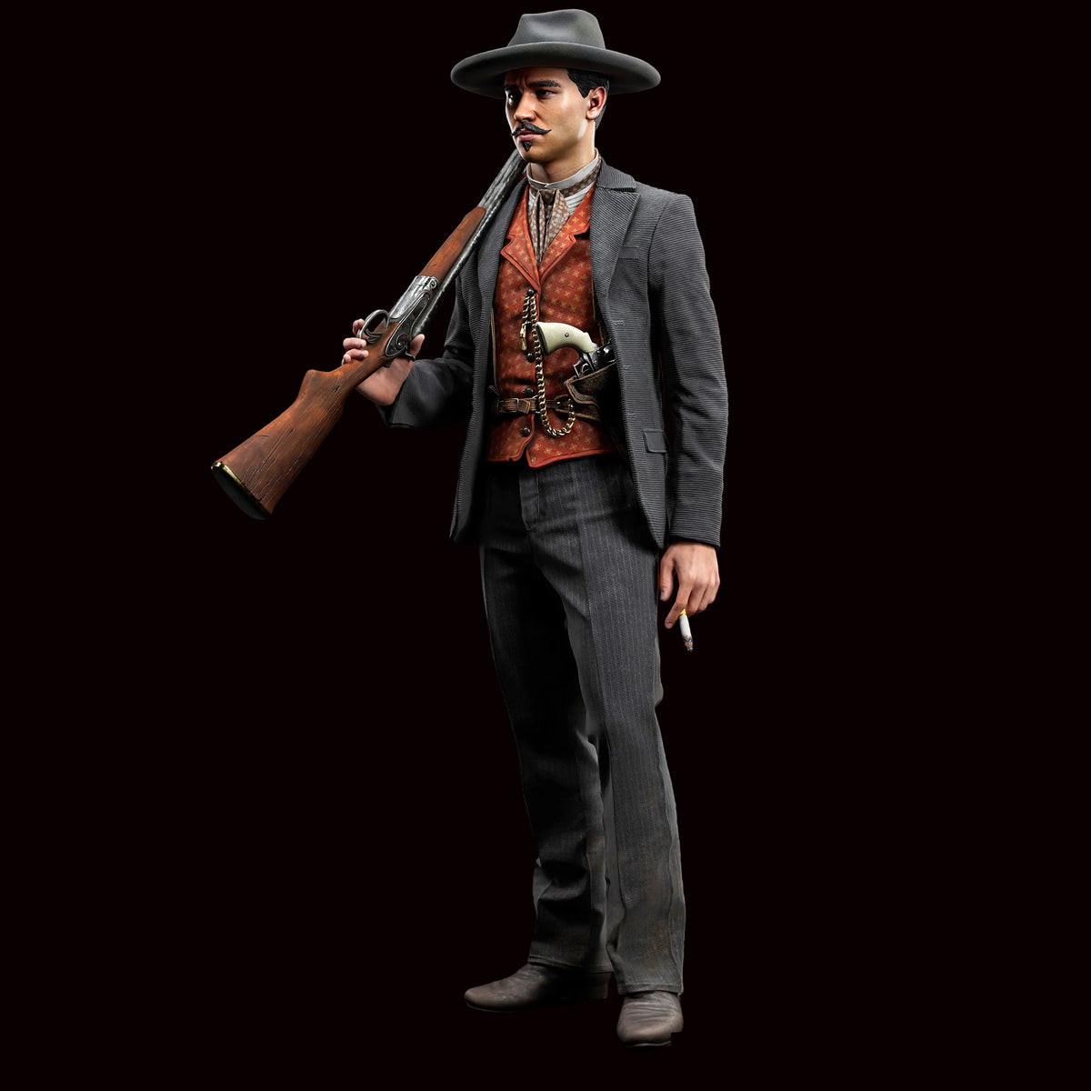 Doc Holliday | Red Dead Redemption 2 / Tombstone | Fan Art | Fully Magnetized Figurine