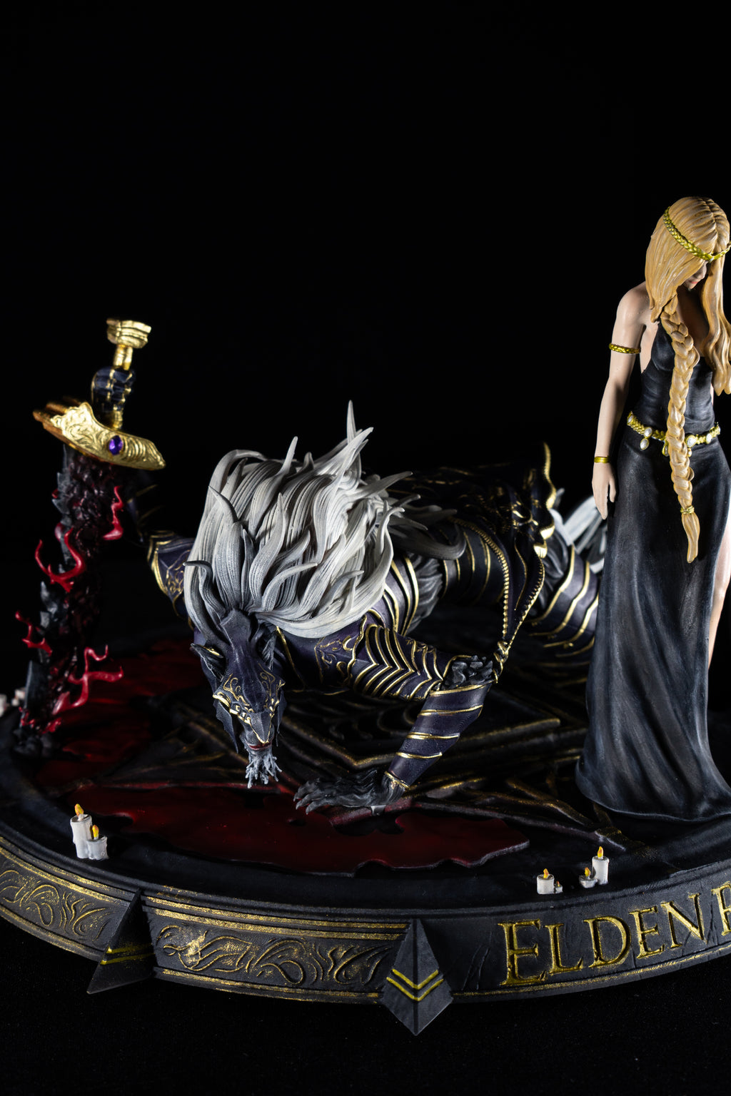 Maliketh & Queen Marika | Elden Ring | Fan Art – Premium Hand-Painted Diorama Figurine