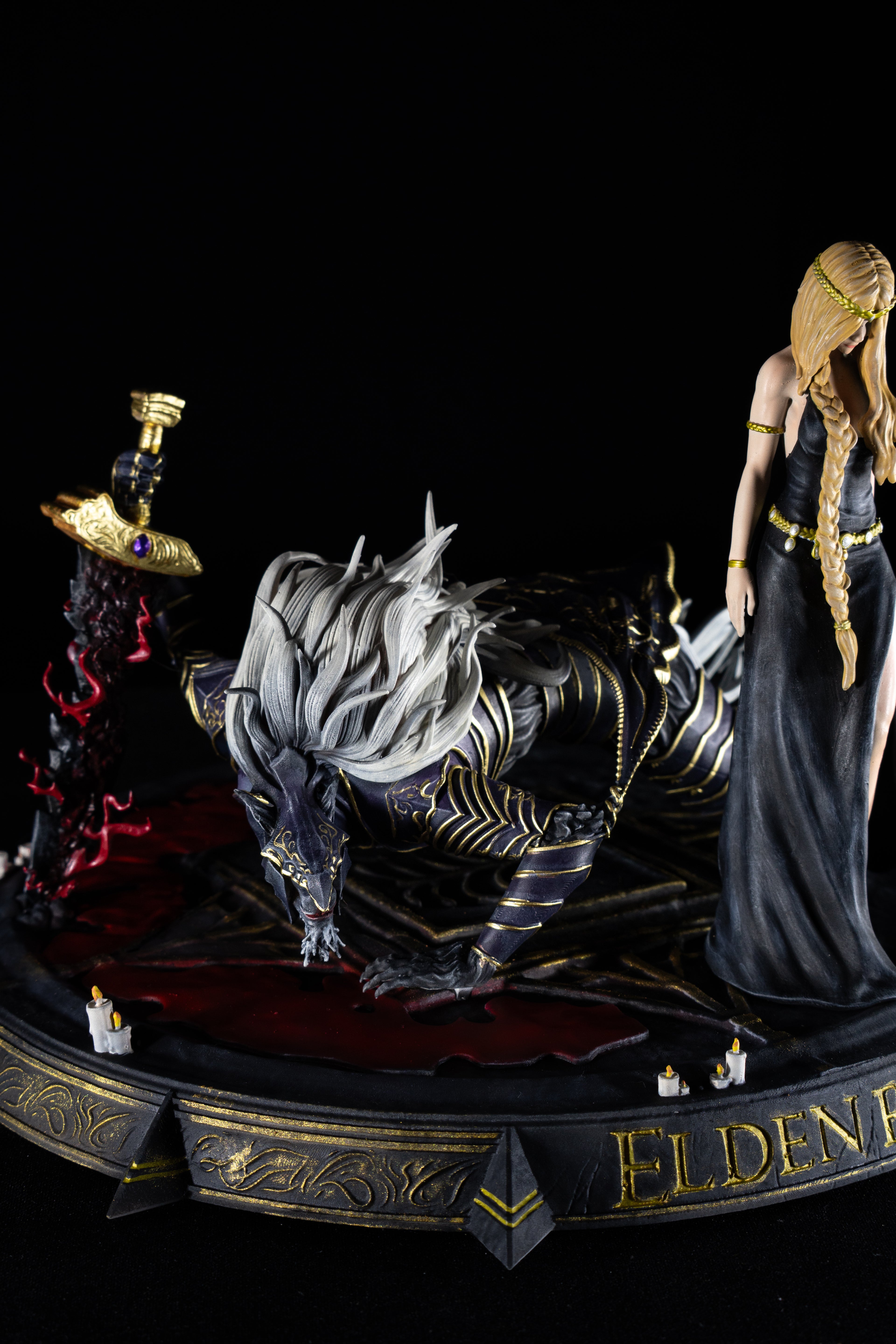 Maliketh & Queen Marika | Elden Ring | Fan Art – Premium Hand-Painted Diorama Figurine