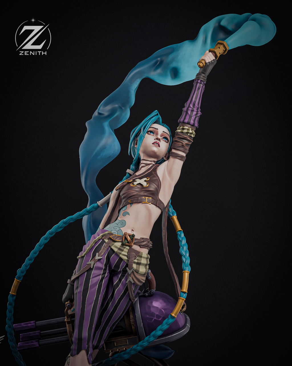 Jinx | Arcane | Fan Art | Fully Magnetized Collectible Figurine