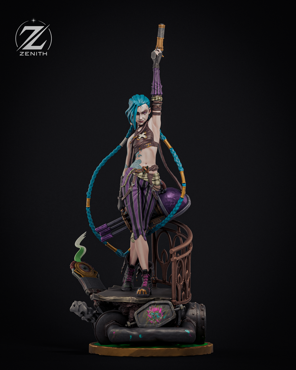 Jinx | Arcane | Fan Art | Fully Magnetized Collectible Figurine