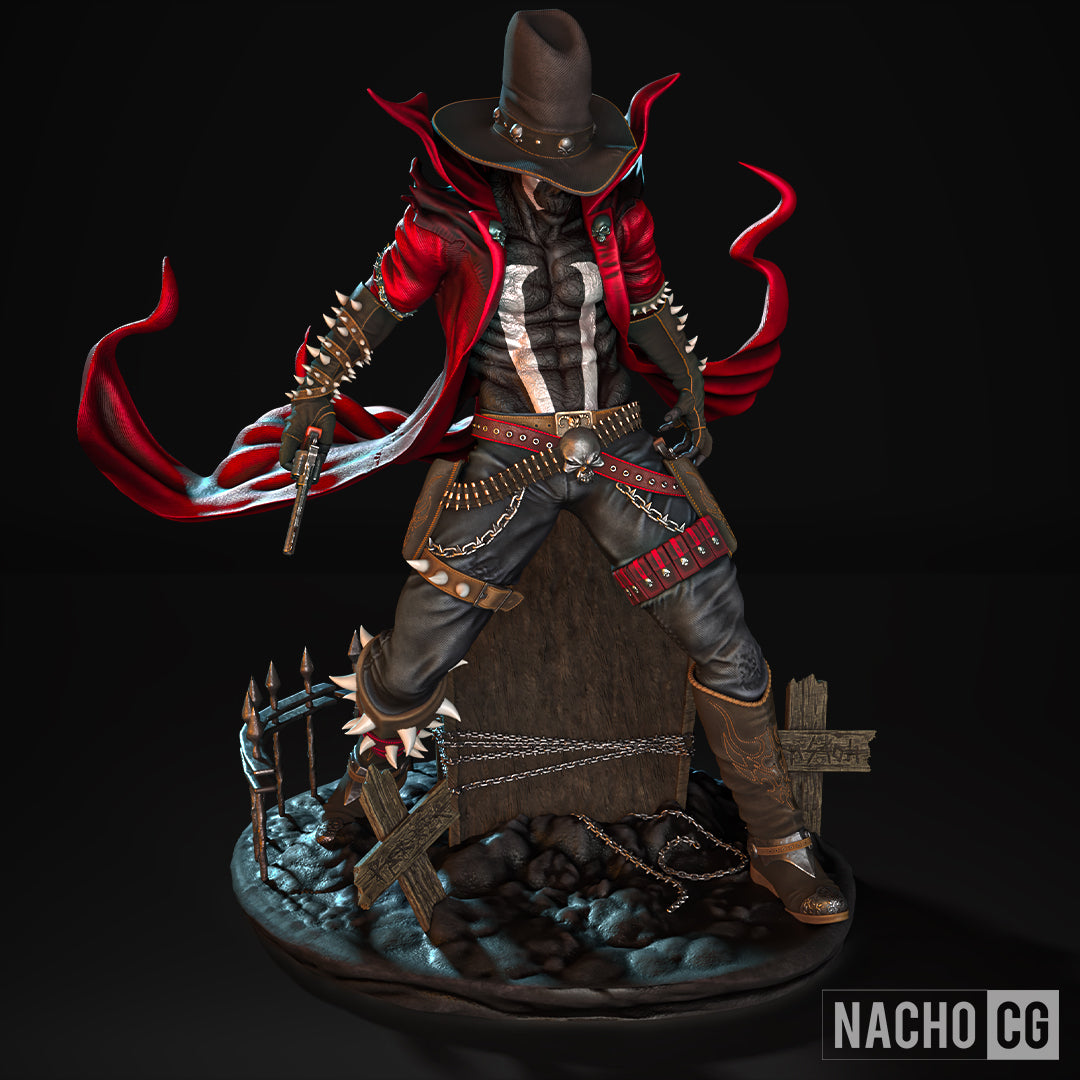 Gunslinger Spawn | Spawn / Image Comics | Fan Art | Fully Magnetized Figurine