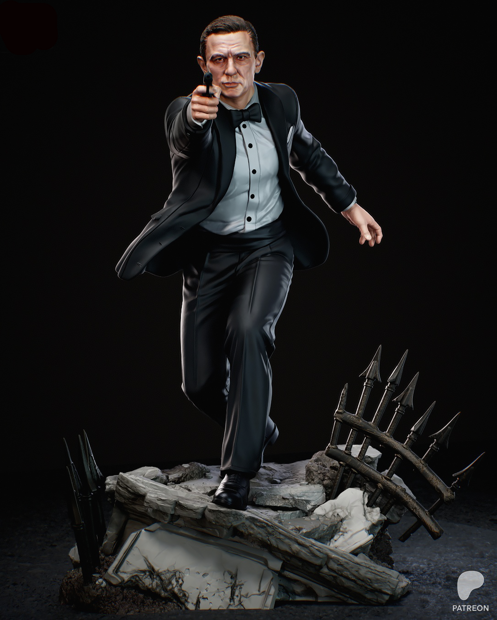 James Bond | 007 | Fan Art | Fully Magnetized Figurine