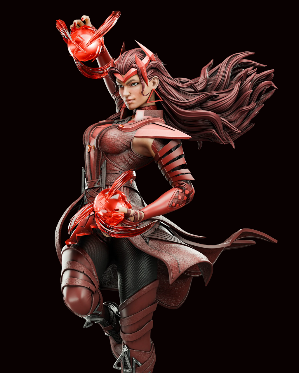 Scarlet Witch (Wanda Maximoff) | Comics | Fan Art | Fully Magnetized Figurine