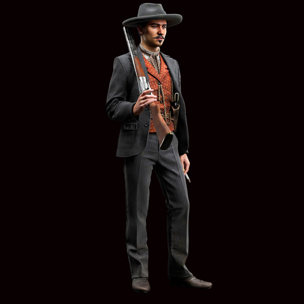 Doc Holliday | Red Dead Redemption 2 / Tombstone | Fan Art | Fully Magnetized Figurine