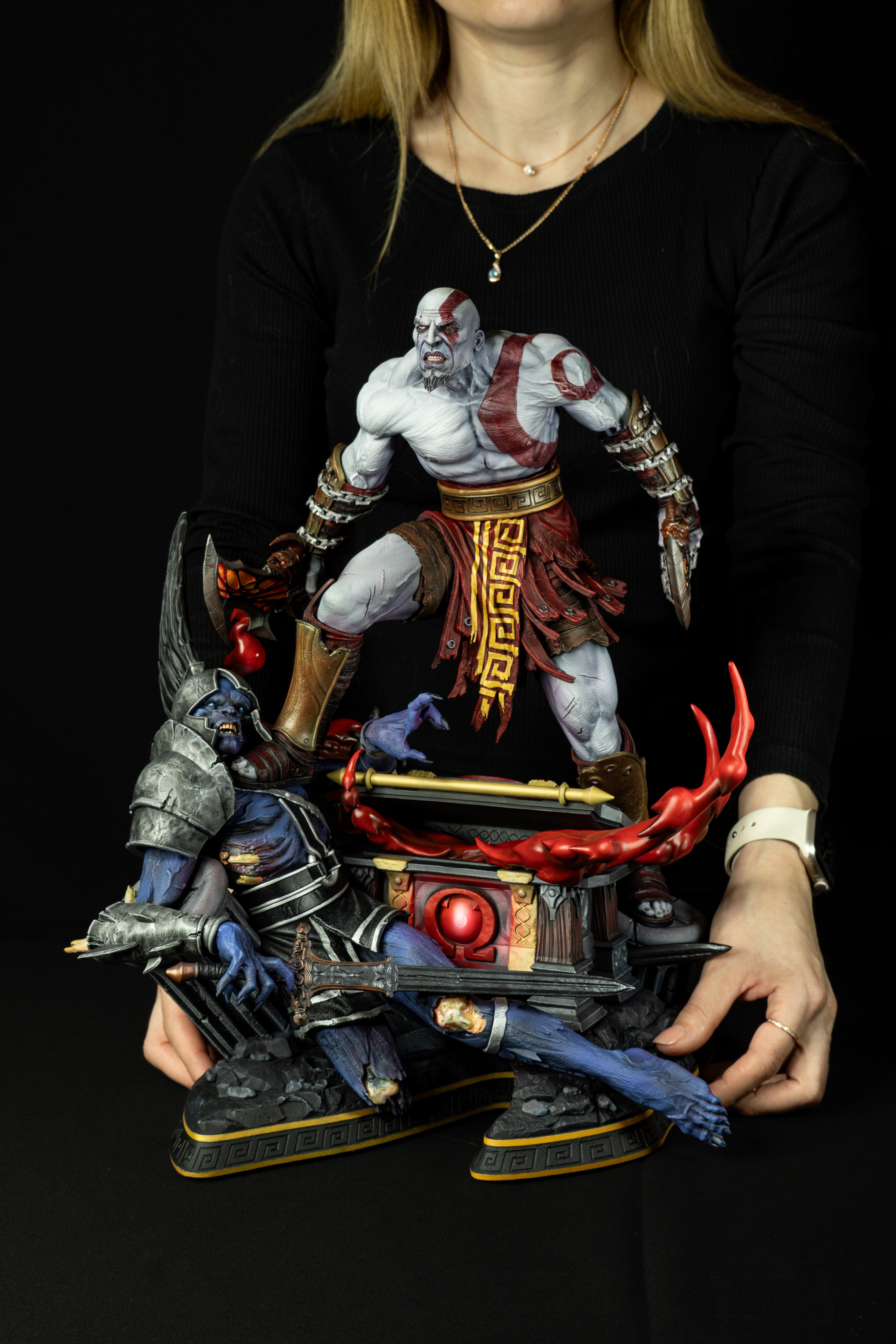 Kratos | God of War | Fan Art – Fully Magnetized Hand-Painted Figure