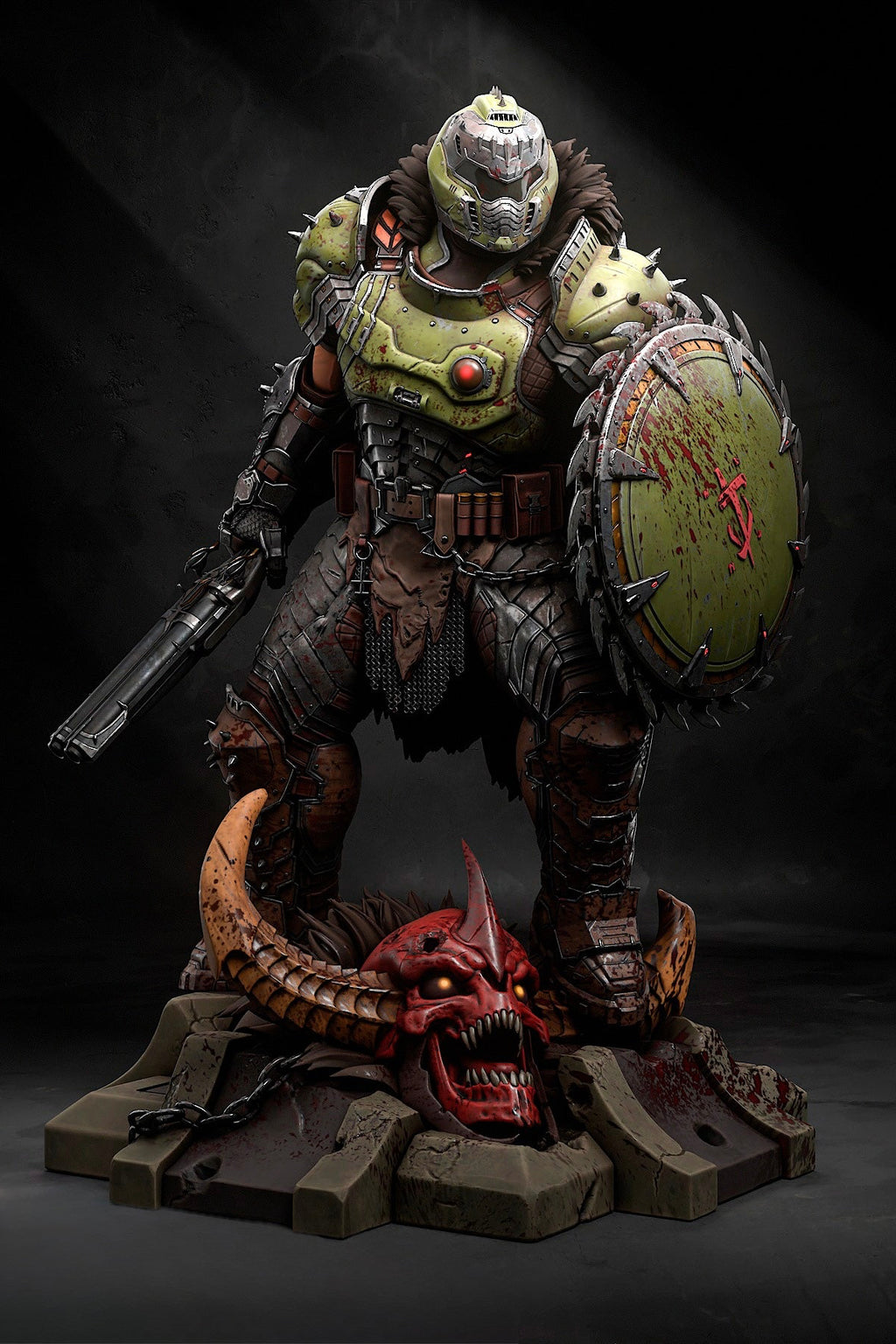 Doom Slayer | DOOM: The Dark Ages Fan Art | Fully Magnetized Collectible Figurine