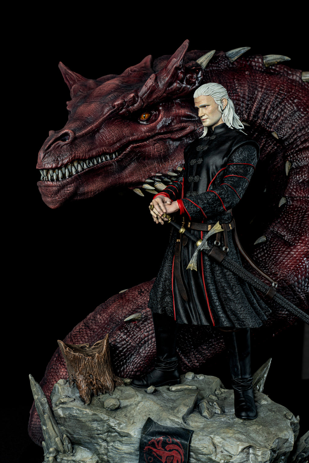 Daemon Targaryen & Caraxes | House of the Dragon Fan Art | Fully Magnetized Collectible Figurine