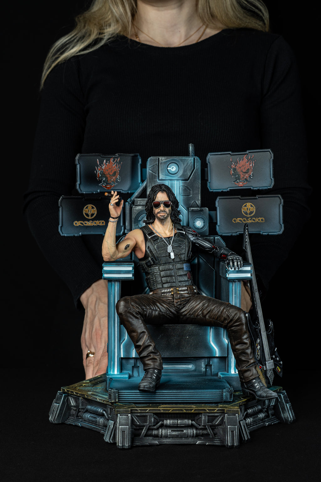 Collectible Fully Magnetized Johnny Silverhand Figurine | Cyberpunk 2077 | Fan Art
