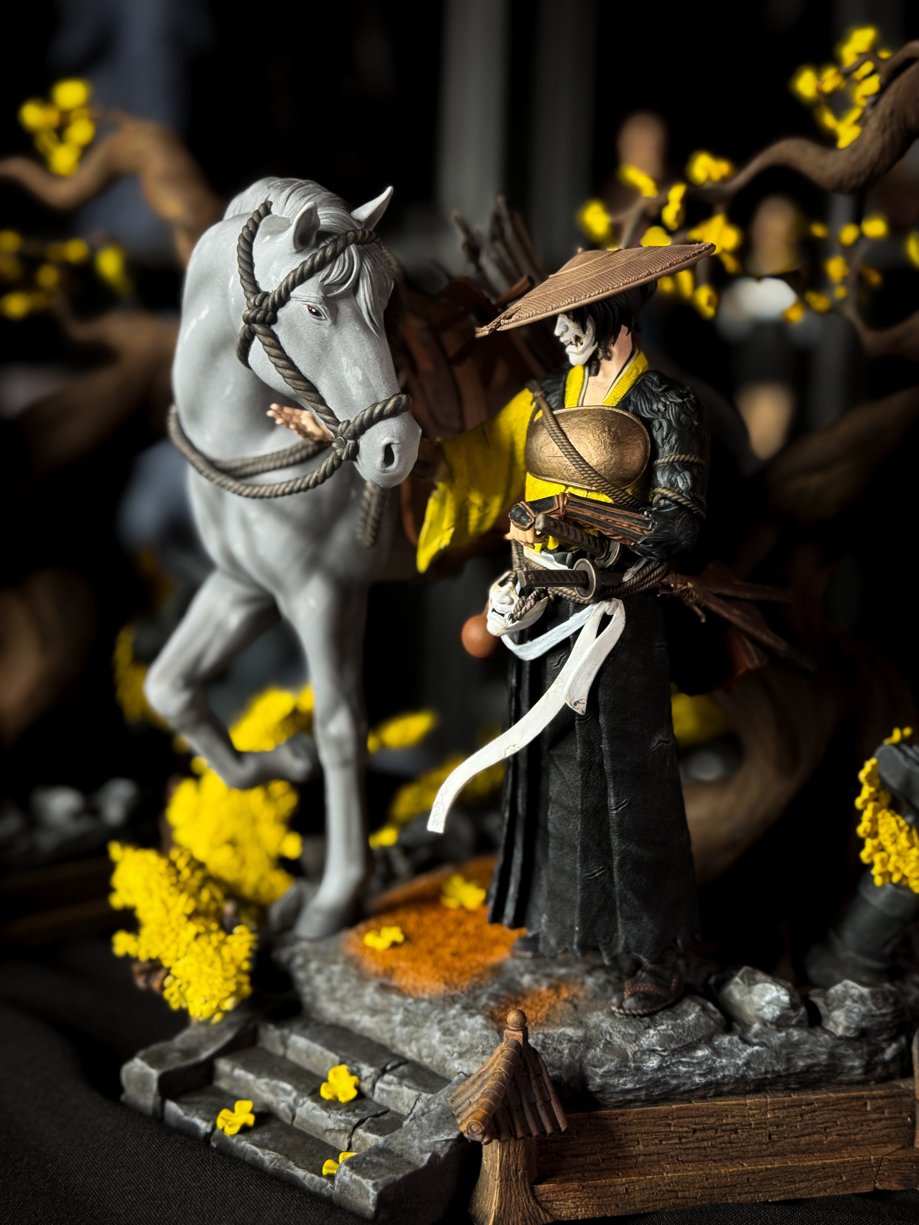 The Ghost | Ghost of Yōtei Fan Art | Fully Magnetized Collectible Figurine