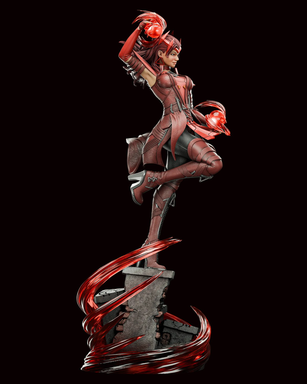Scarlet Witch (Wanda Maximoff) | Comics | Fan Art | Fully Magnetized Figurine