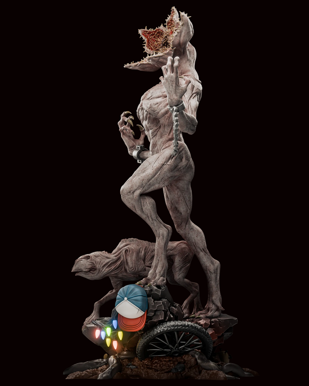 Demogorgon & Demodog | Stranger Things | Fan Art | Fully Magnetized Figurine