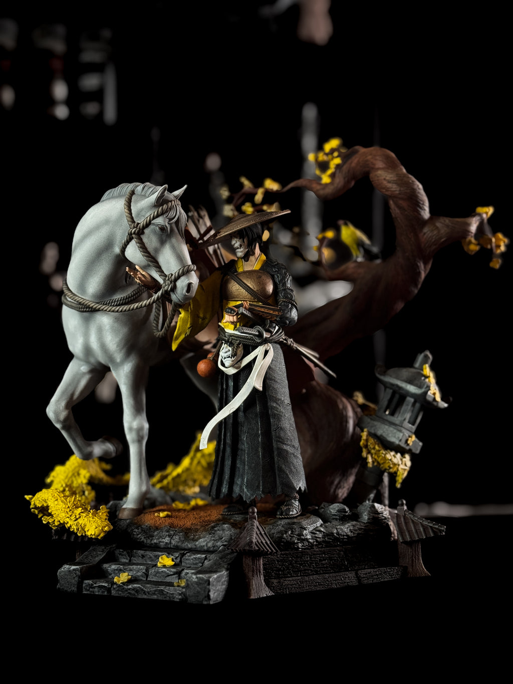 The Ghost | Ghost of Yōtei Fan Art | Fully Magnetized Collectible Figurine