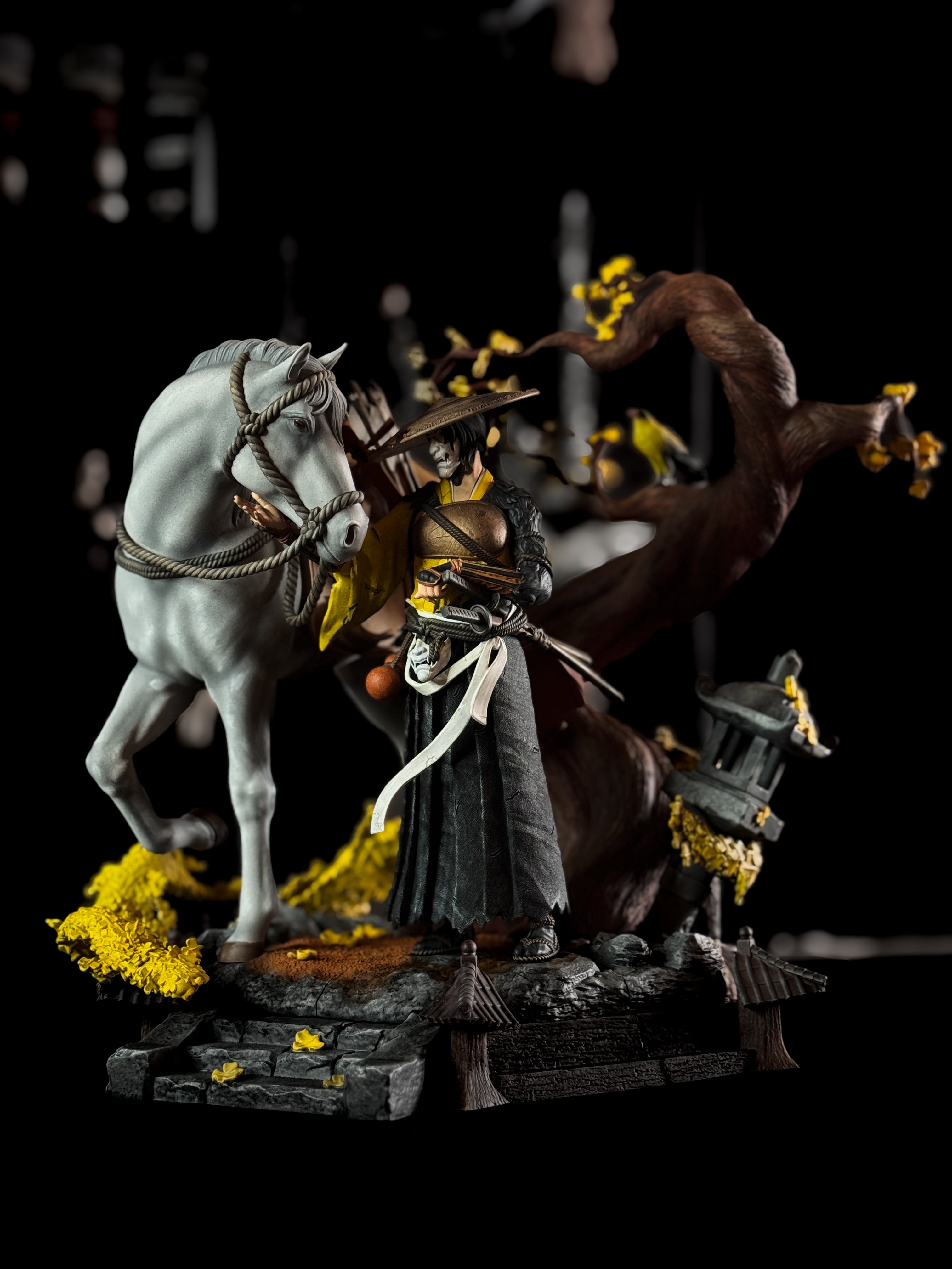 The Ghost | Ghost of Yōtei Fan Art | Fully Magnetized Collectible Figurine