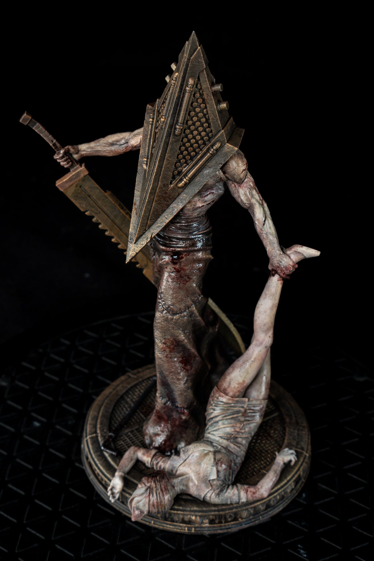 Pyramid Head & Nurse | Silent Hill | Fan Art | Fully Magnetized Collectible Diorama