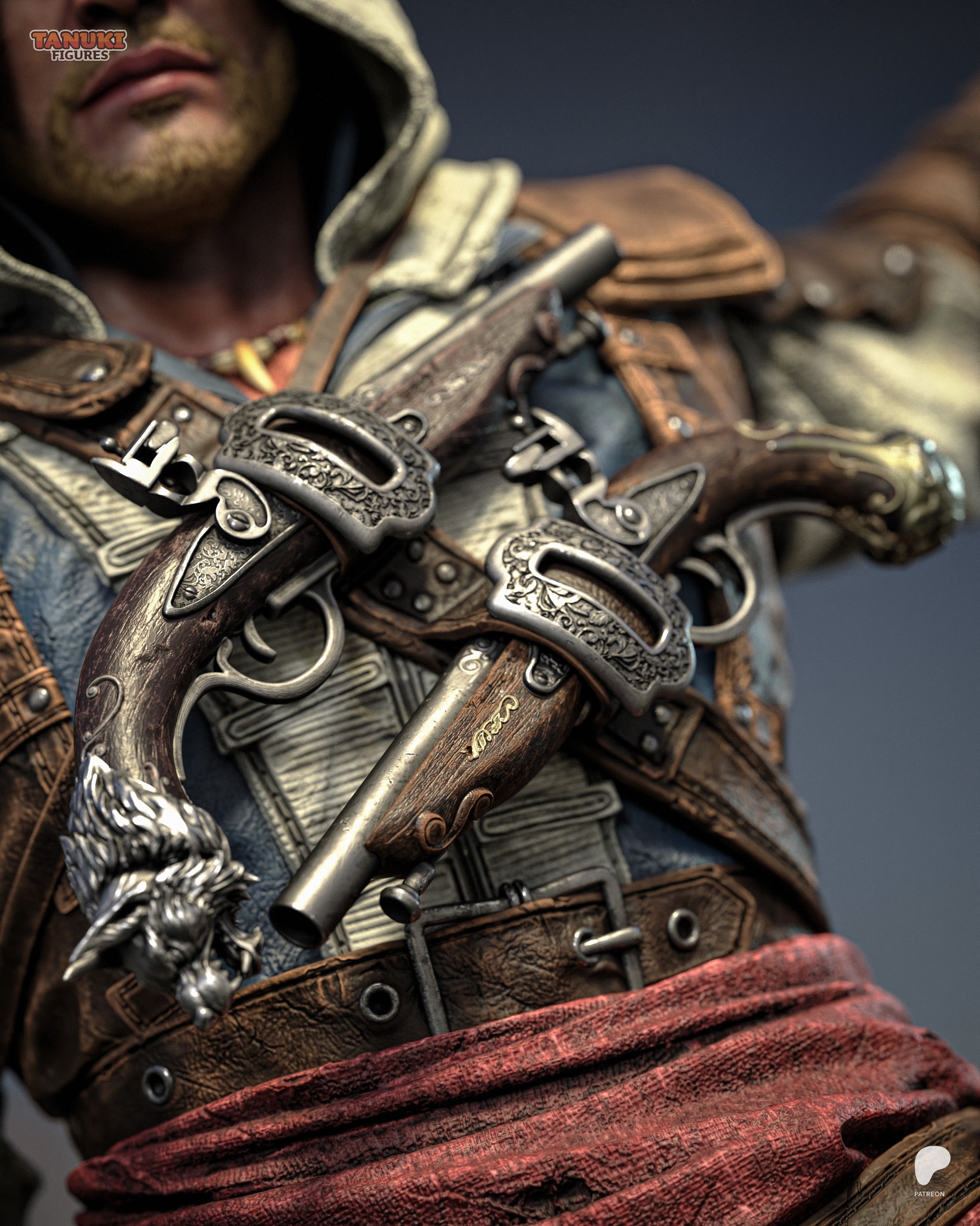 Edward Kenway | Assassin’s Creed IV: Black Flag | Fan Art | Fully Magnetized Collectible Figurine