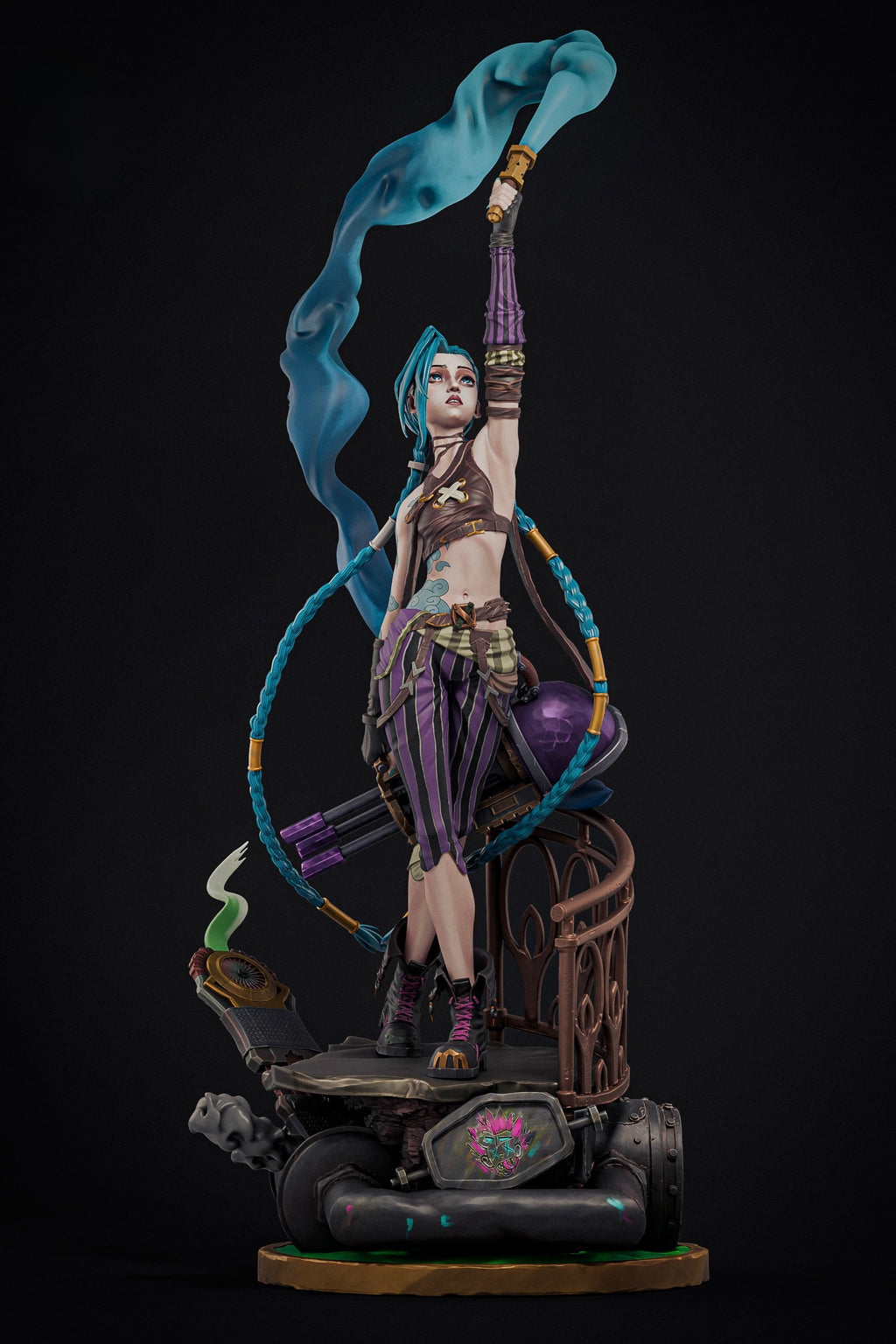 Jinx | Arcane | Fan Art | Fully Magnetized Collectible Figurine