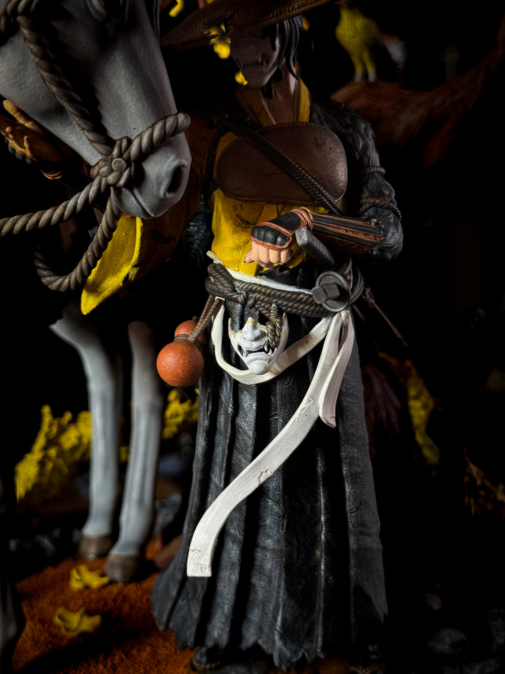 The Ghost | Ghost of Yōtei Fan Art | Fully Magnetized Collectible Figurine