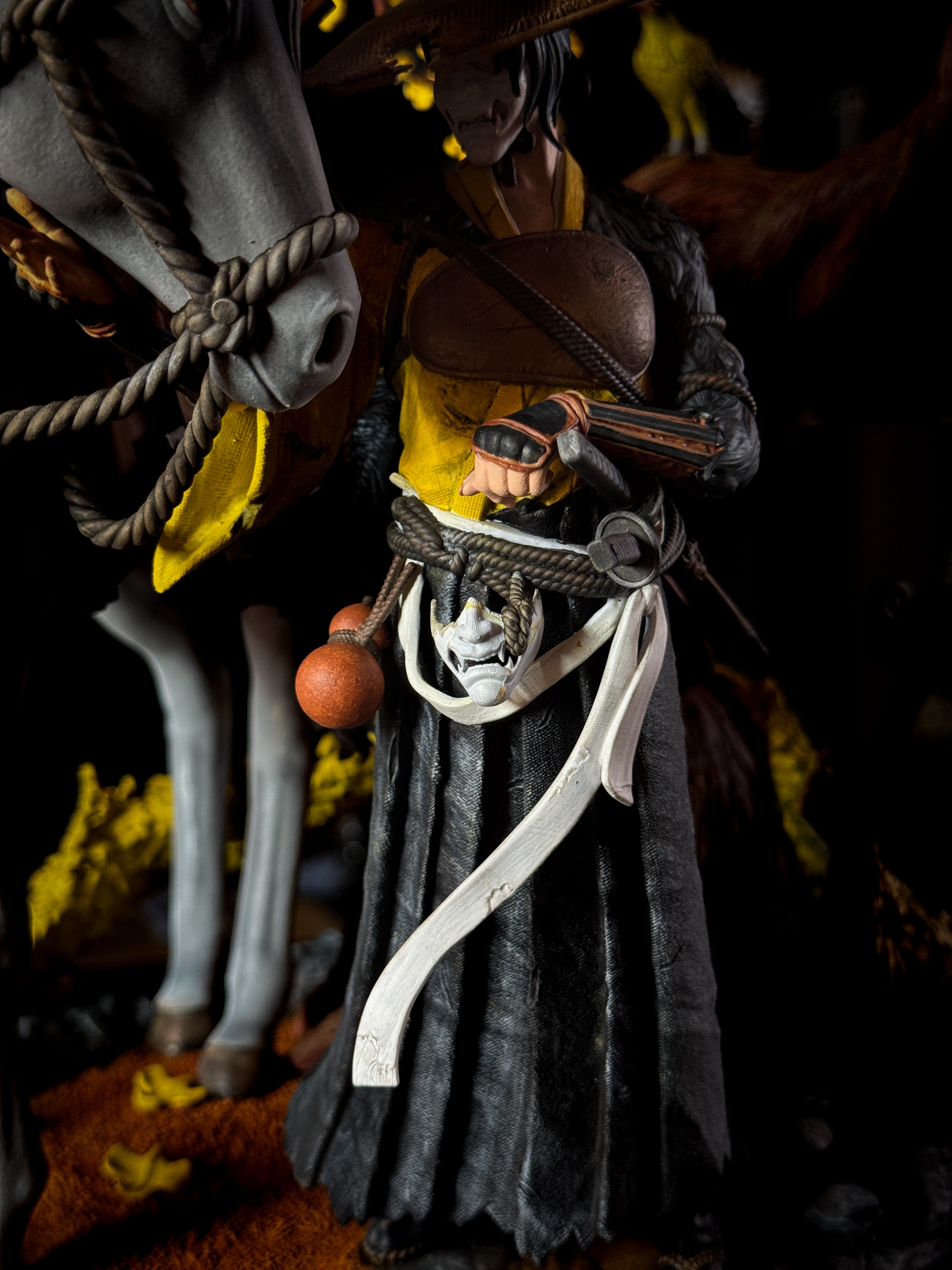 The Ghost | Ghost of Yōtei Fan Art | Fully Magnetized Collectible Figurine