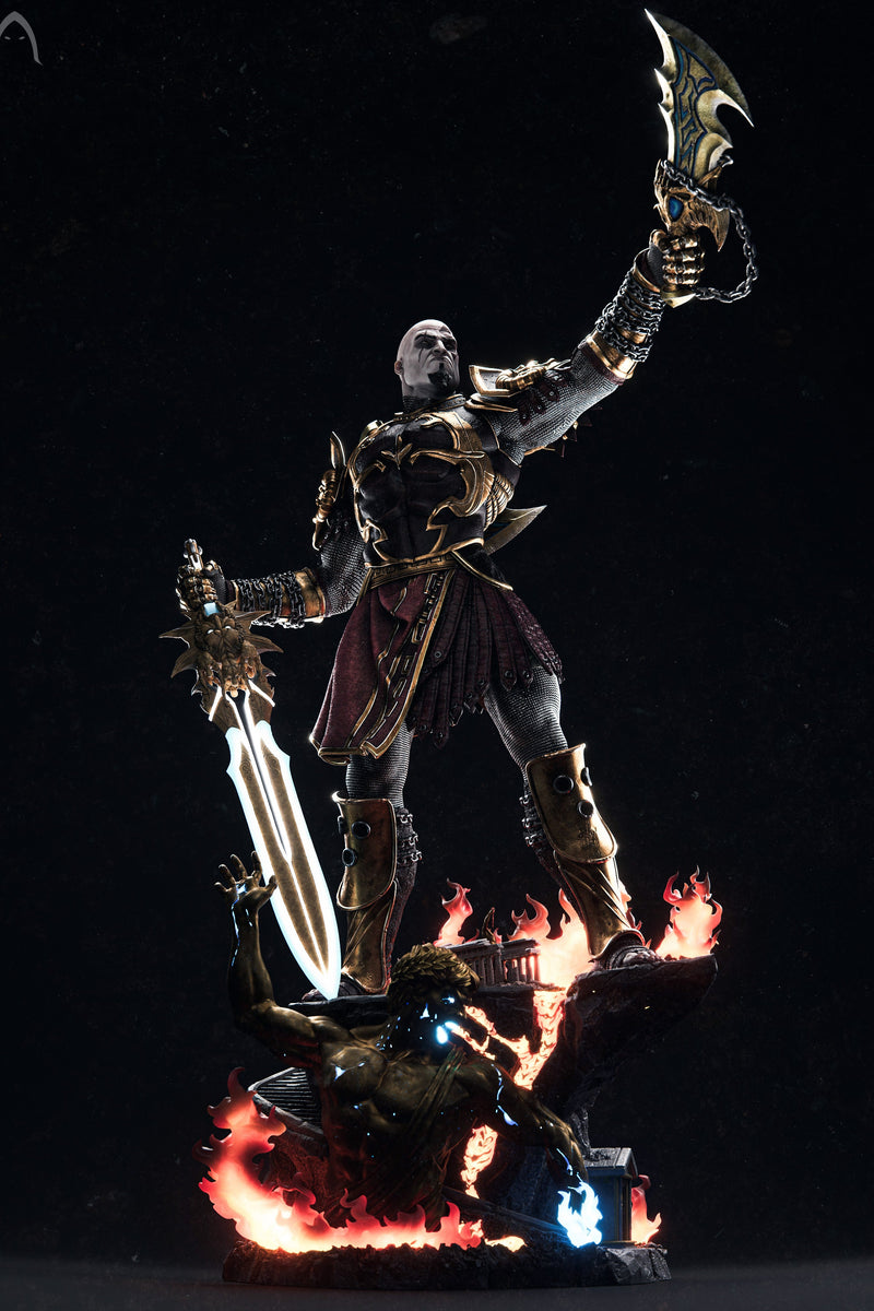 Кратос | God of War | Фан-арт | Повністю магнітна колекційна фігурка