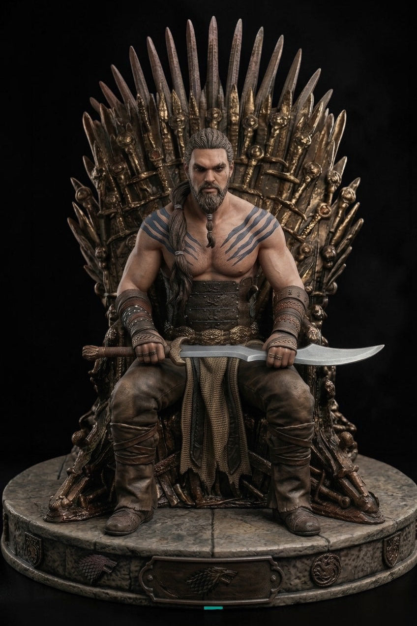 Custom Iron Throne Figurine – Game of Thrones Collectible (Ned Stark & Custom Characters)