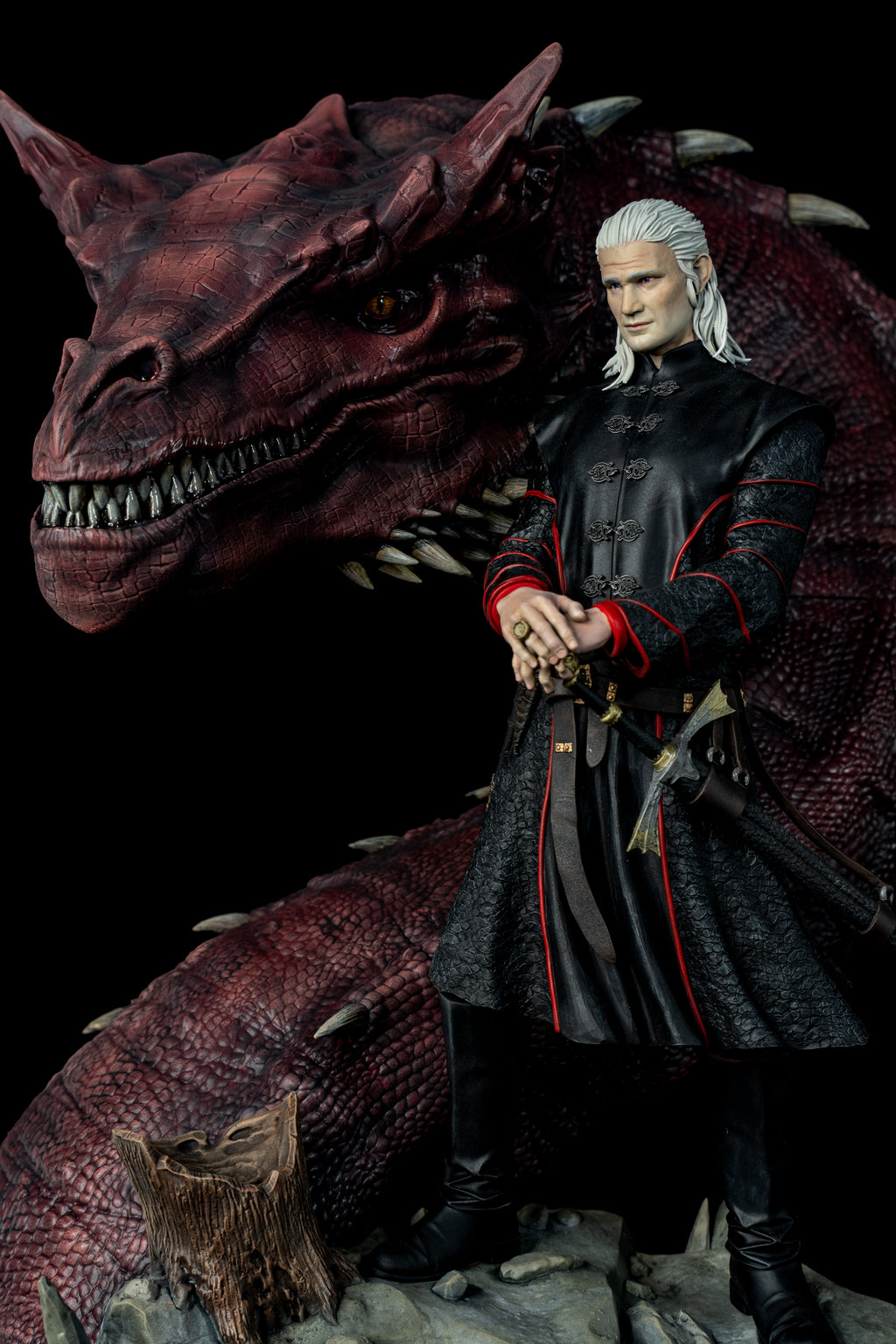 Daemon Targaryen & Caraxes | House of the Dragon Fan Art | Fully Magnetized Collectible Figurine