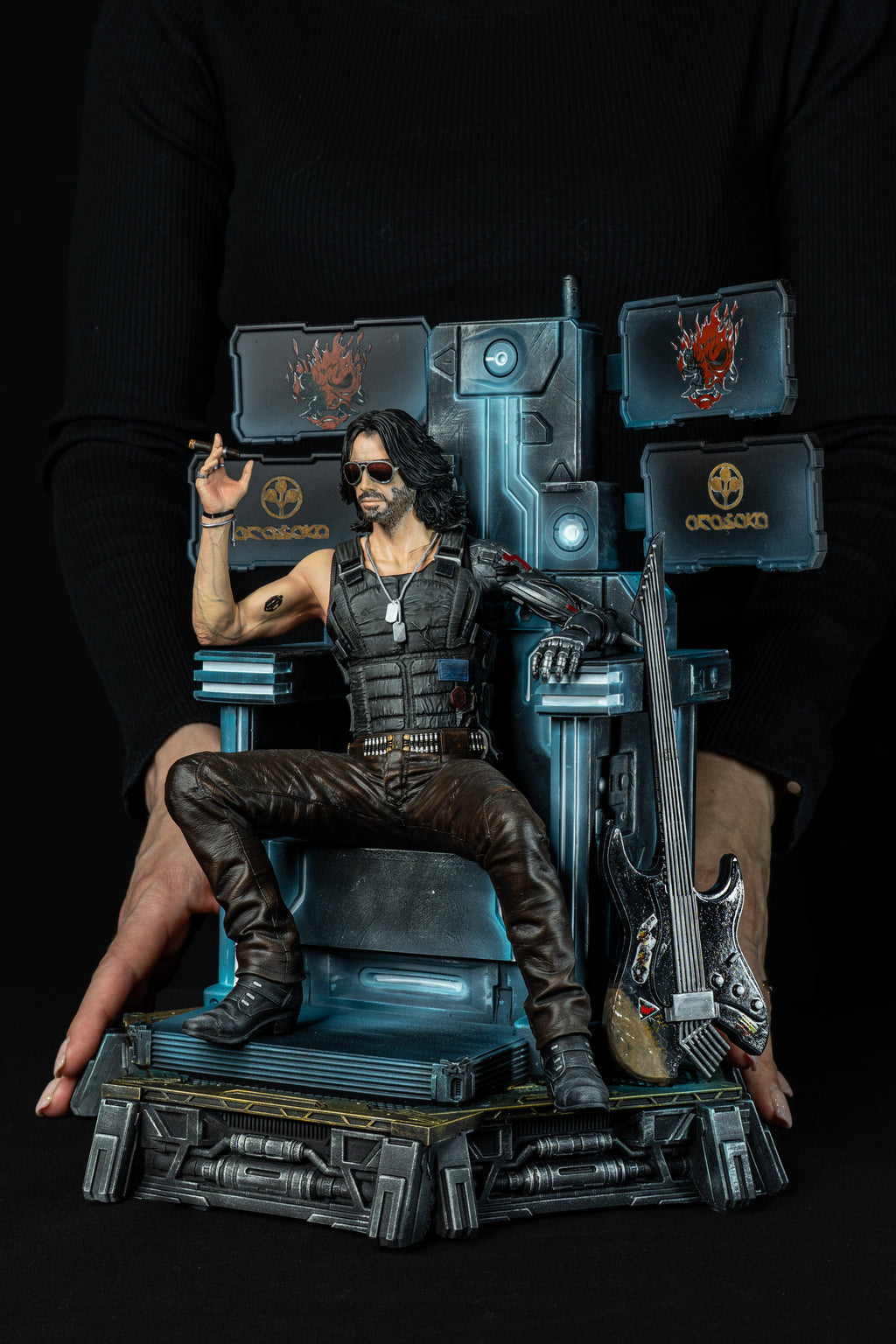 Collectible Fully Magnetized Johnny Silverhand Figurine | Cyberpunk 2077 | Fan Art