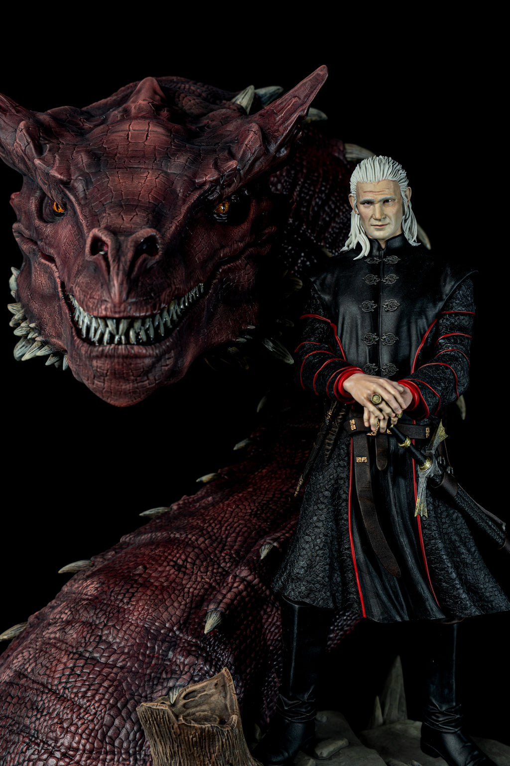 Daemon Targaryen & Caraxes | House of the Dragon Fan Art | Fully Magnetized Collectible Figurine