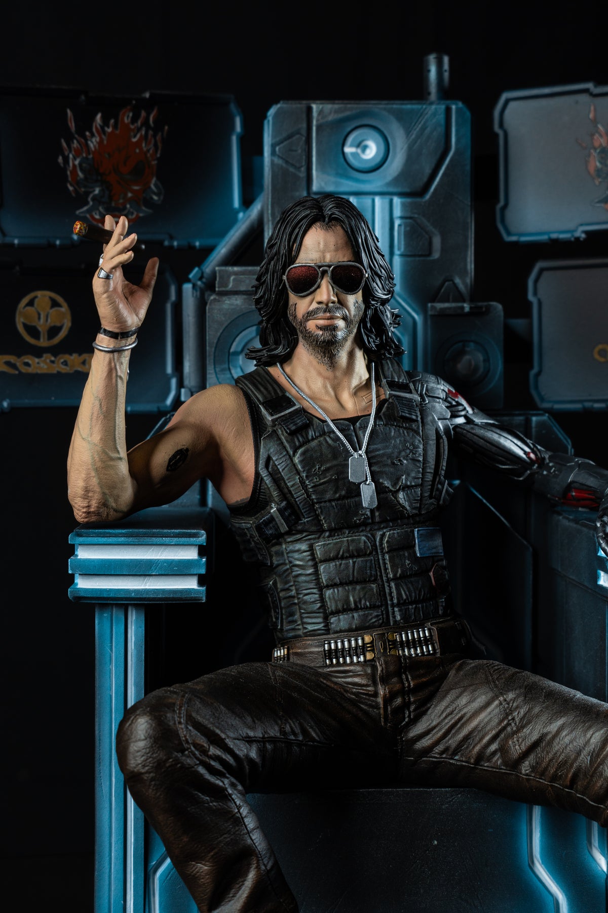 Collectible Fully Magnetized Johnny Silverhand Figurine | Cyberpunk 2077 | Fan Art