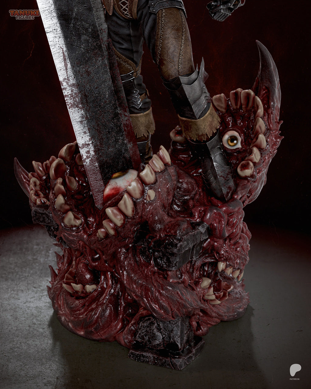 Guts Black Swordsman | Berserk Fan Art | Fully Magnetized Collectible Figurine