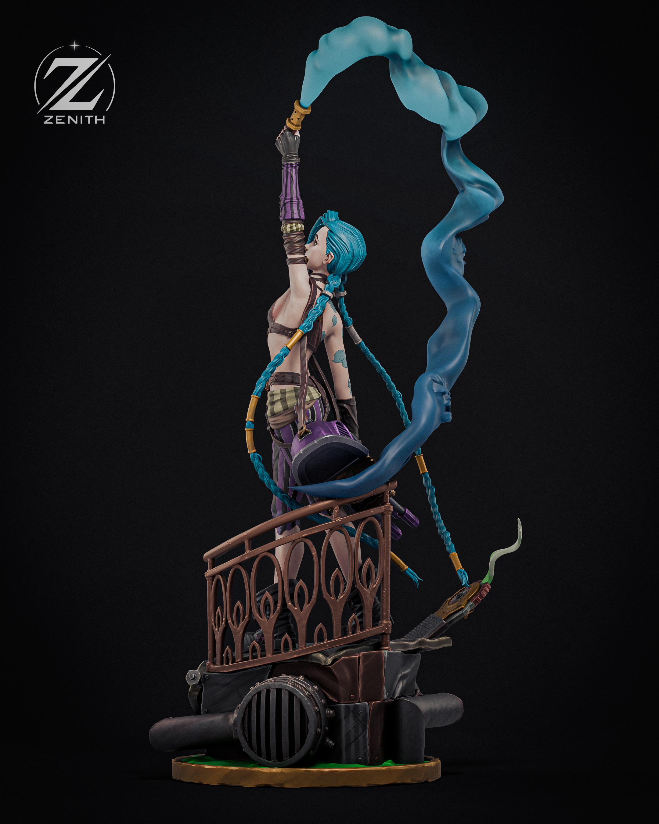 Jinx | Arcane | Fan Art | Fully Magnetized Collectible Figurine