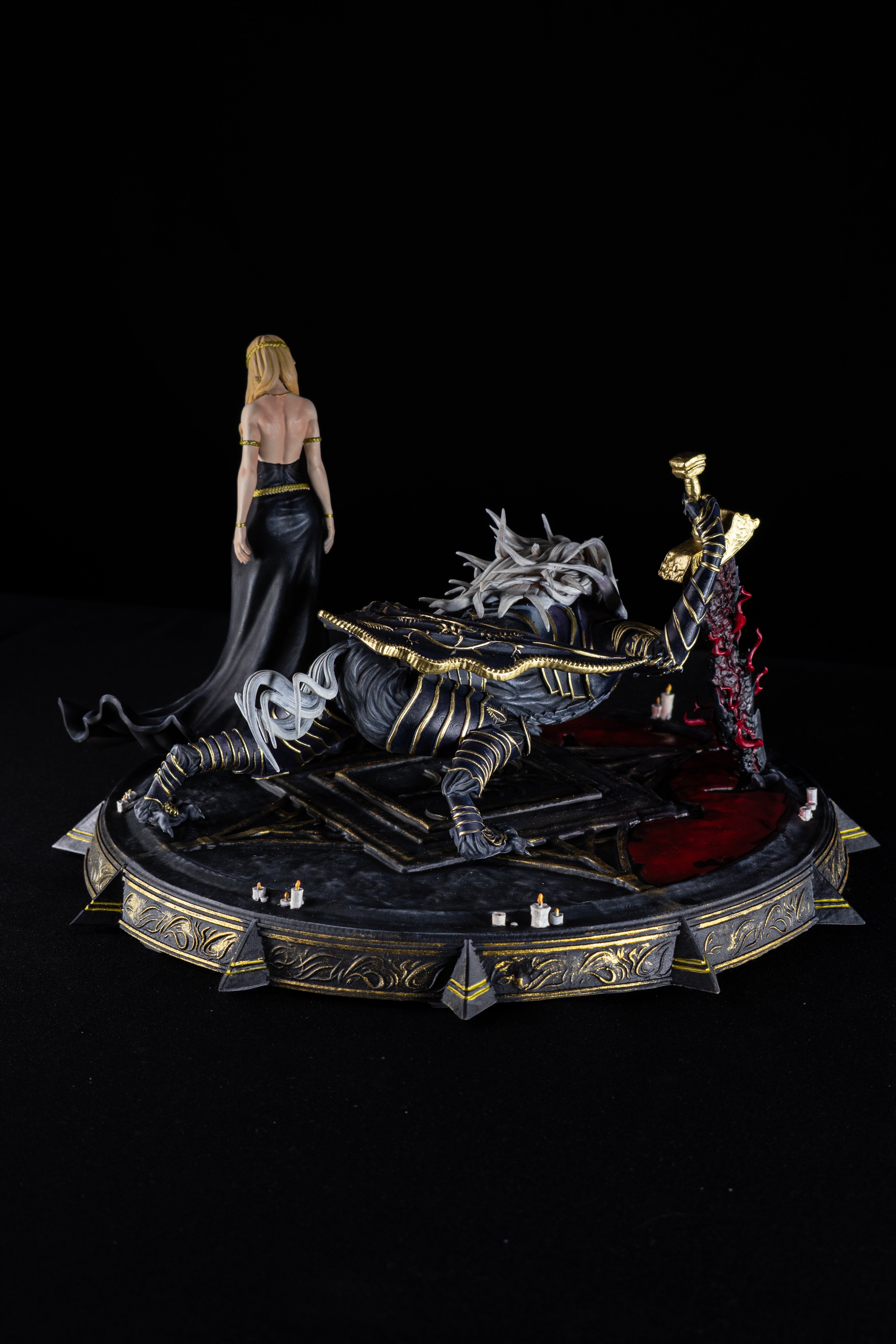 Maliketh & Queen Marika | Elden Ring | Fan Art – Premium Hand-Painted Diorama Figurine