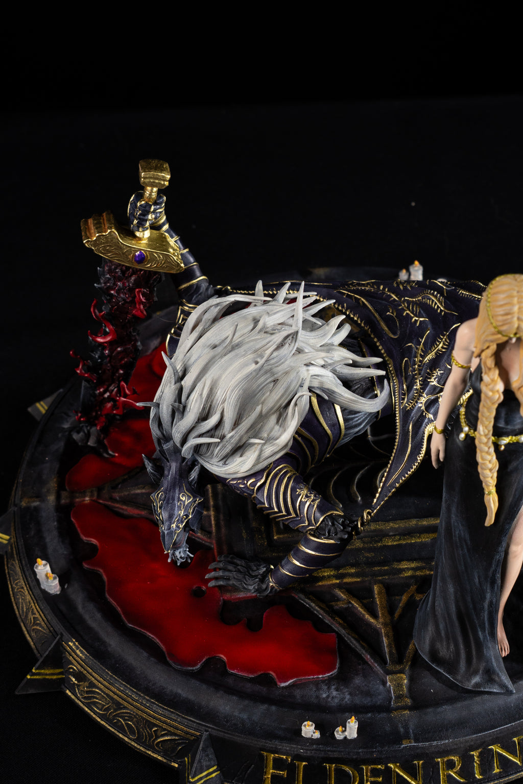 Maliketh & Queen Marika | Elden Ring | Fan Art – Premium Hand-Painted Diorama Figurine
