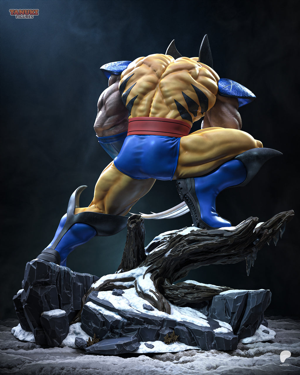 Wolverine | X-Men | Fan Art – Fully Magnetized Hand-Painted Figure