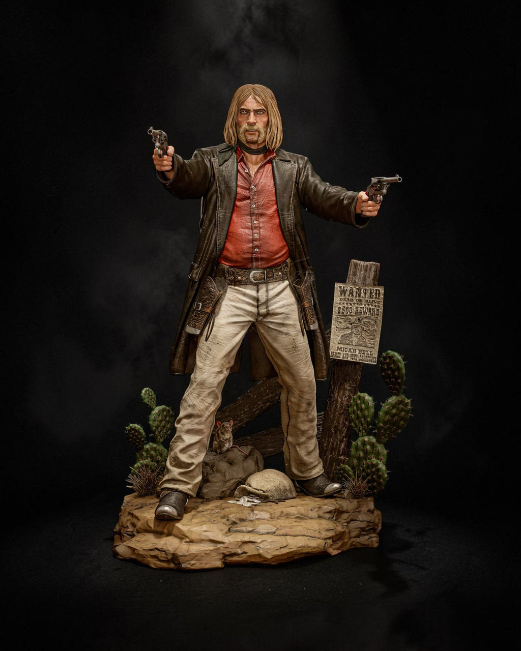 Micah Bell | Red Dead Redemption 2 | Fan Art | Fully Magnetized Collectible Figurine