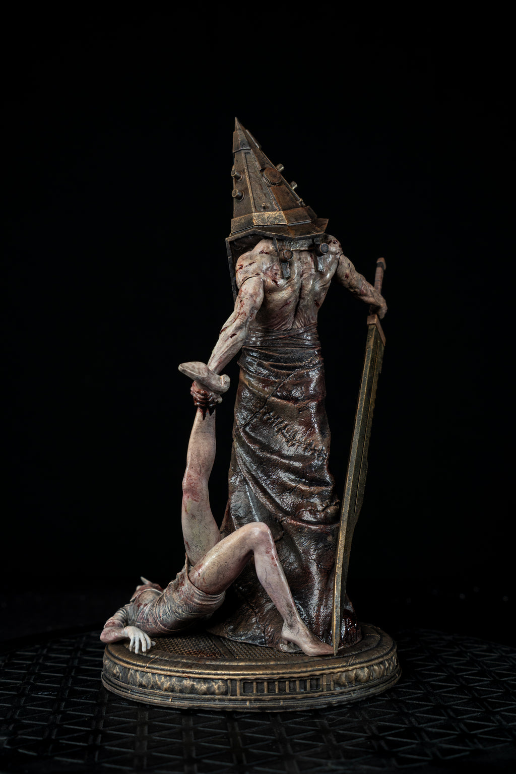 Pyramid Head & Nurse | Silent Hill | Fan Art | Fully Magnetized Collectible Diorama