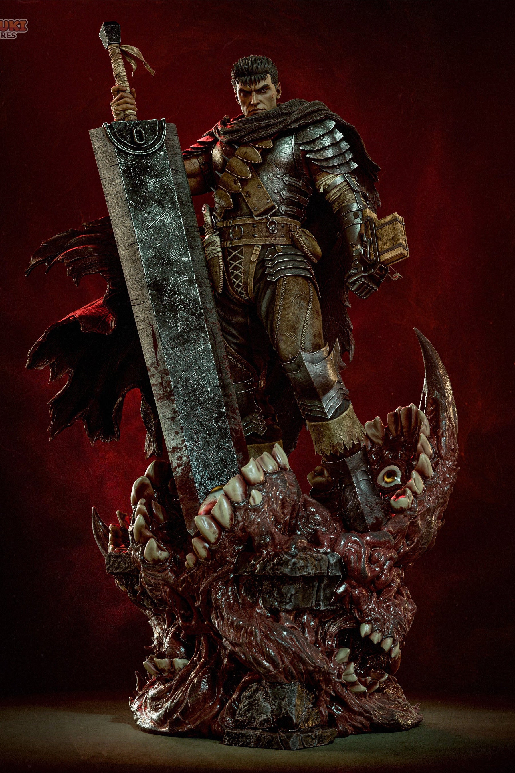 Guts Black Swordsman | Berserk Fan Art | Fully Magnetized Collectible Figurine